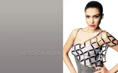 Jessica Alba Metal Wall Art