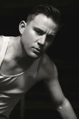 Channing Tatum White Water Bottle With Carabiner