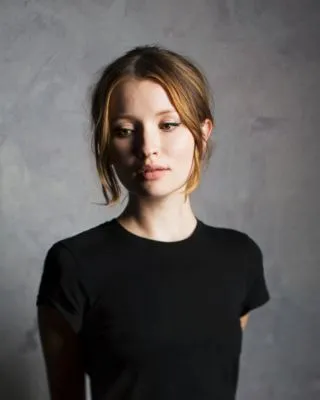 Emily Browning Women's Junior Cut Crewneck T-Shirt