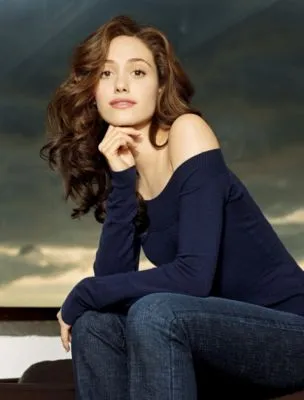 Emmy Rossum 11oz Colored Rim & Handle Mug