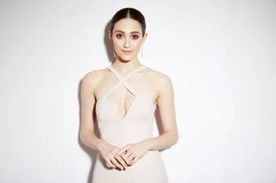 Emmy Rossum White Water Bottle With Carabiner