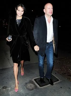 Bruce Willis and Emma Heming Men's Heavy Long Sleeve TShirt