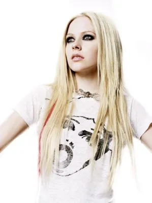 Avril Lavigne White Water Bottle With Carabiner