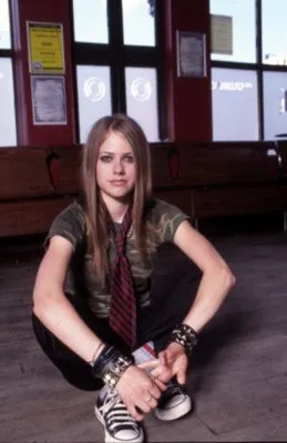 Avril Lavigne White Water Bottle With Carabiner