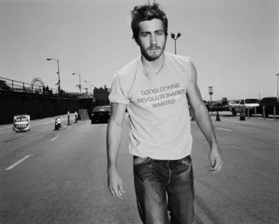Jake Gyllenhaal Women's Junior Cut Crewneck T-Shirt