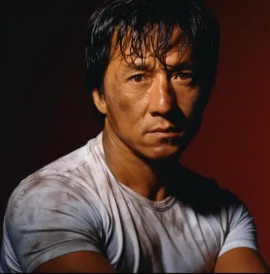 Jackie Chan 11oz Colored Rim & Handle Mug