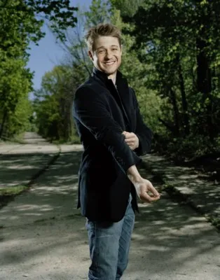 Benjamin McKenzie White Water Bottle With Carabiner