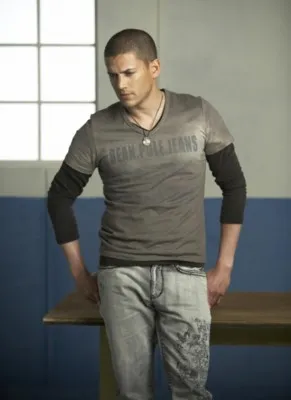 Wentworth Miller Men's V-Neck T-Shirt