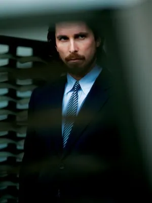 Christian Bale Women's Deep V-Neck TShirt
