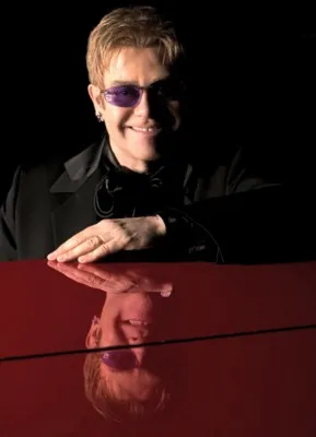 Elton John Round Flask