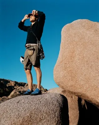 Justin Chambers White Water Bottle With Carabiner