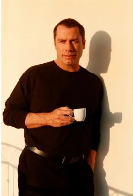 John Travolta 11oz Colored Rim & Handle Mug