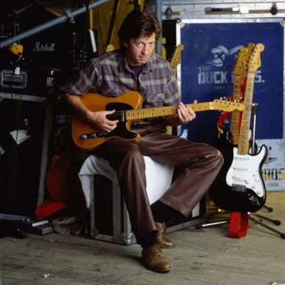 Eric Clapton Women's Deep V-Neck TShirt