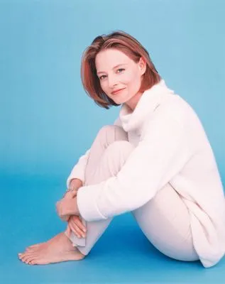 Jodie Foster White Water Bottle With Carabiner