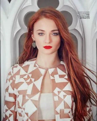 Sophie Turner White Water Bottle With Carabiner