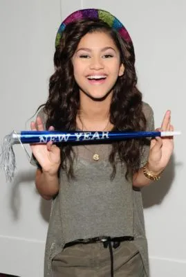 Zendaya Coleman White Water Bottle With Carabiner