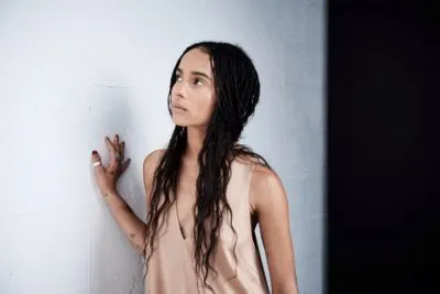 Zoe Kravitz White Water Bottle With Carabiner