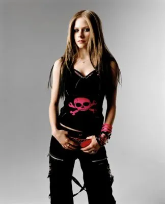 Avril Lavigne Round Flask