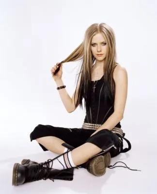 Avril Lavigne White Water Bottle With Carabiner