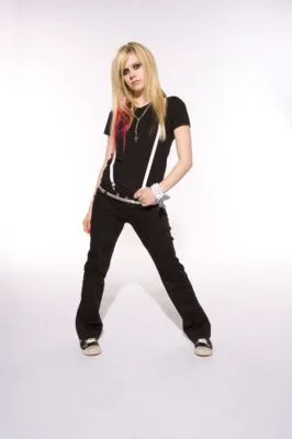 Avril Lavigne White Water Bottle With Carabiner