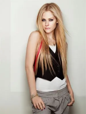 Avril Lavigne White Water Bottle With Carabiner