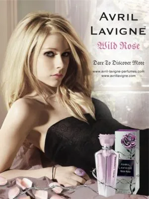 Avril Lavigne White Water Bottle With Carabiner