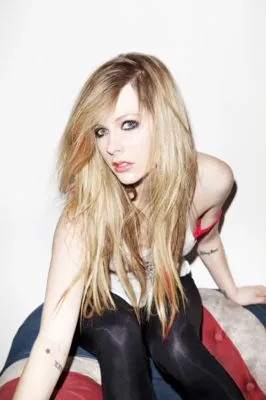 Avril Lavigne White Water Bottle With Carabiner