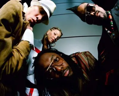Black Eyed Peas Women's Deep V-Neck TShirt