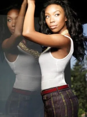 Brandy Norwood White Water Bottle With Carabiner