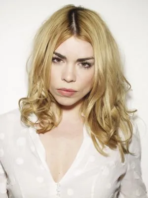 Billie Piper White Water Bottle With Carabiner