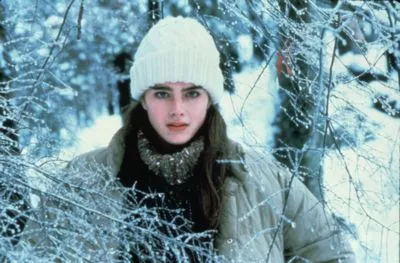 Brooke Shields White Water Bottle With Carabiner