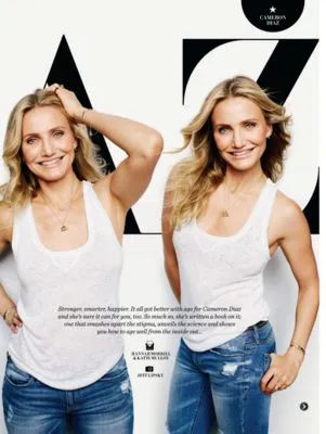 Cameron Diaz White Water Bottle With Carabiner