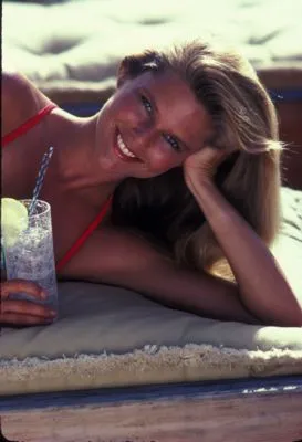 Christie Brinkley White Water Bottle With Carabiner