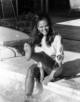 Claudia Cardinale White Water Bottle With Carabiner
