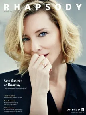 Cate Blanchett White Water Bottle With Carabiner