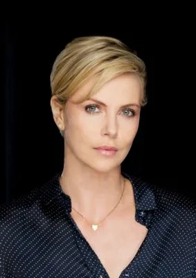 Charlize Theron White Water Bottle With Carabiner