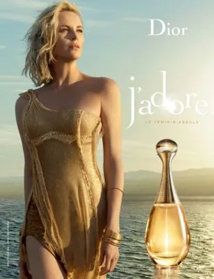 Charlize Theron White Water Bottle With Carabiner