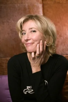 Emma Thompson White Water Bottle With Carabiner