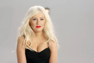 Christina Aguilera Round Flask