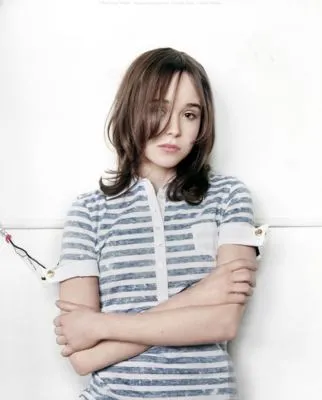 Ellen Page White Water Bottle With Carabiner
