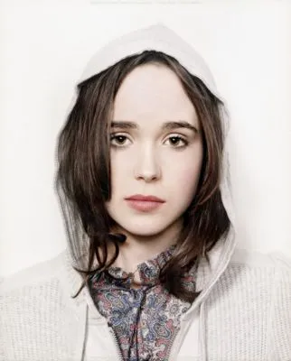Ellen Page White Water Bottle With Carabiner