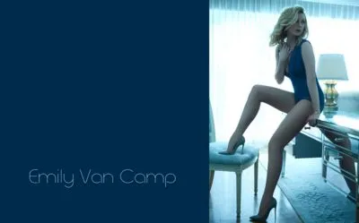Emily VanCamp Women's Deep V-Neck TShirt