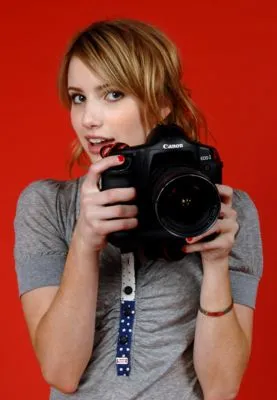 Emma Roberts White Water Bottle With Carabiner