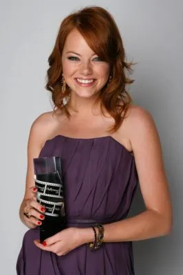 Emma Stone White Water Bottle With Carabiner