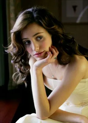 Emmy Rossum White Water Bottle With Carabiner