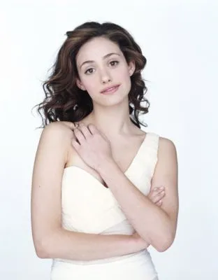 Emmy Rossum White Water Bottle With Carabiner