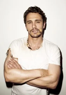 James Franco White Water Bottle With Carabiner