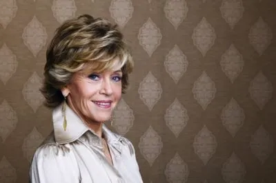 Jane Fonda Women's Deep V-Neck TShirt