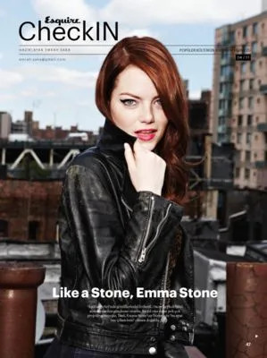 Emma Stone White Water Bottle With Carabiner