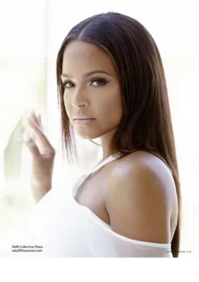 Christina Milian White Water Bottle With Carabiner